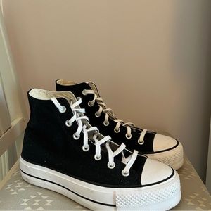Black Platform Converse